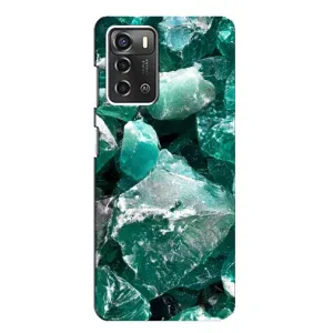 Чохол (Дорого-богато) на ZTE Blade A52 (Смарагд)