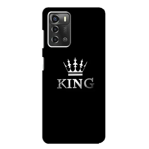 Чехол с рисунком «KING» для ZTE Blade A52 Чехол с рисунком «KING» для ZTE Blade A52