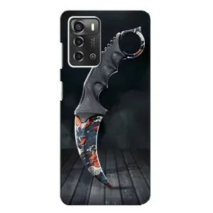 Чехол КИБЕРСПОРТ для ZTE Blade A52 (Кинжал КС ГО)