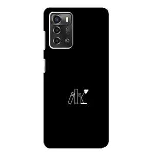 Чохол з картинками на чорному фоні для ZTE Blade A52 (Книжки)