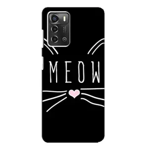 Бампер с изображением Котиков для ЗТЕ Блейд А52 (КОТИК MEOW)