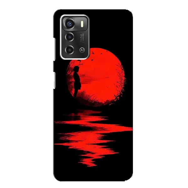 Чехол с рисунком «Красный Закат» для ZTE Blade A52 Чехол с рисунком «Красный Закат» для ZTE Blade A52