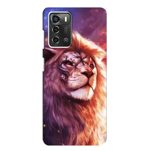 Чехол с картинкой на ZTE Blade A52 (Красочный ЛЕВ)