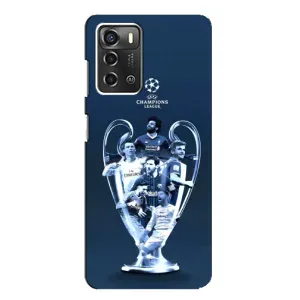 Чехлы с ТОП Футбольными клубами на ZTE Blade A52 (Кубок ЛЧ)