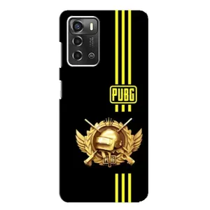 Чехол (TPU) с картинкой "Лого Пабг" на ЗТЕ Блейд А52 (Лого PUPG)