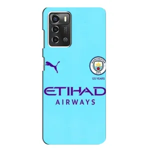 Силиконовые Чехлы принт Футбол на ZTE Blade A52 (Man City)