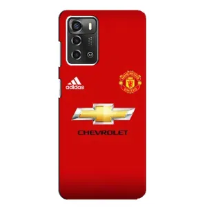 Силиконовые Чехлы принт Футбол на ZTE Blade A52 (Man United)