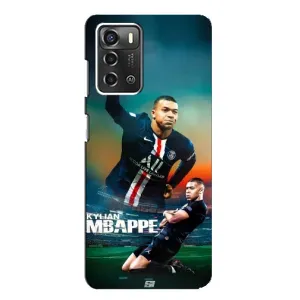 Чехол (TPU) с Футболистом на ZTE Blade A52 (MBAPPE)