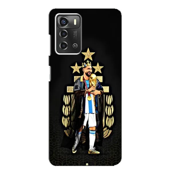Чехол с рисунком «Месси король» для ZTE Blade A52 Чехол с рисунком «Месси король» для ZTE Blade A52