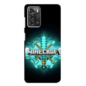 Чехол майнкрафт для ZTE Blade A52 (MineCraft 2)