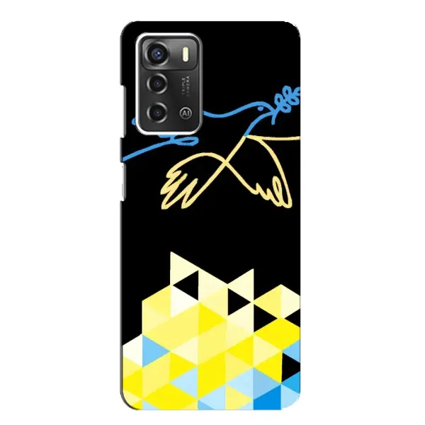 Чохол з малюнком «Мир для Укрїни» для ZTE Blade A52 Чохол з малюнком «Мир для Укрїни» для ZTE Blade A52