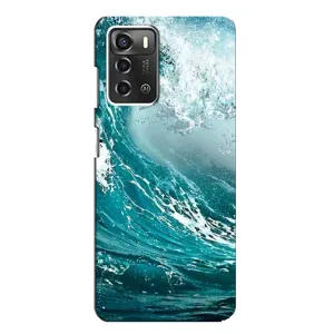 Летний Чехол на ZTE Blade A52 (Морская волна)
