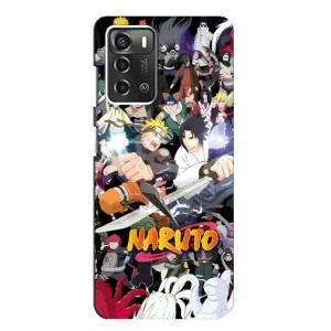 Купить Чехлы на телефон с принтом Anime для ZTE Blade A52 (Наруто постер)