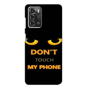 Чехол с Прикольным принтом на ZTE Blade A52 (Не трогай мой телефон)