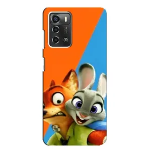 Чехлы ЗВЕРОПОЛИС для ZTE Blade A52 (Ник и Хопс)