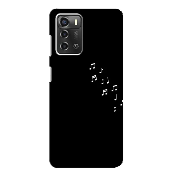 Чехол с рисунком «Ноты» для ZTE Blade A52 Чехол с рисунком «Ноты» для ZTE Blade A52