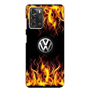 Чехол "Фольксваген" для ZTE Blade A52 (Огненный Лого)