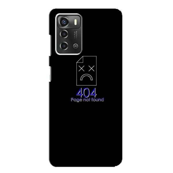 Чохол з малюнком «Помилка 404» для ZTE Blade A52 Чохол з малюнком «Помилка 404» для ZTE Blade A52