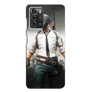 Чохол з картинкою "Герой Pubg" на ZTE Blade A52 (Пабг)
