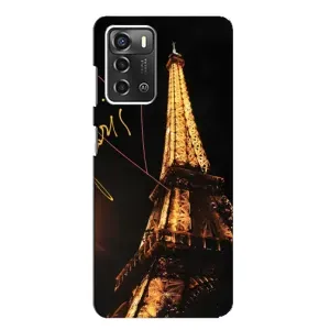 Чехол с Эйфелевой башней на ZTE Blade A52 (Paris)