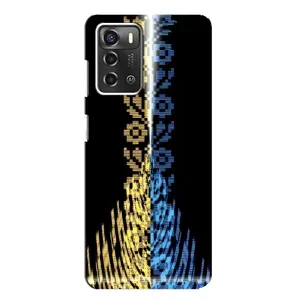 Силиконовый Чехол на ZTE Blade A52 (Патриотическая вышиванка)