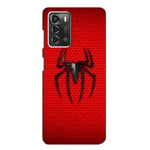 Чехол Супергерой Человека Паука на ZTE Blade A52 (Паук марвел)
