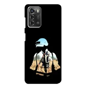 Чохол з картинкою "Герой Pubg" на ZTE Blade A52 (Пубг мен)