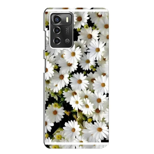 Чехол с рисунком «Рамка в ромашках» для ZTE Blade A52 Чехол с рисунком «Рамка в ромашках» для ZTE Blade A52