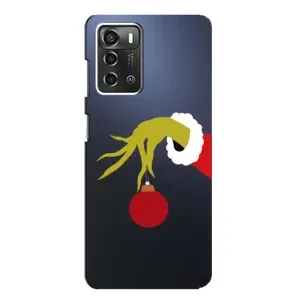 Чехол ГРИНЧ для ЗТЕ Блейд А52 (Рука Гринча)