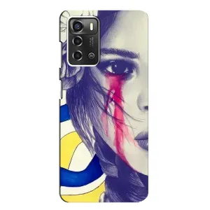 Чохол на ZTE Blade A52 (Український дизайн) (Сльози України)