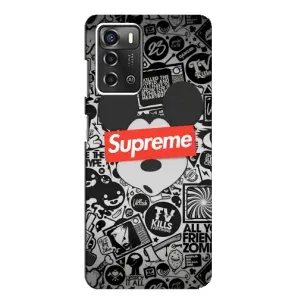 Чехол с Брендами одежды на ЗТЕ Блейд А52 (Supreme Маус)