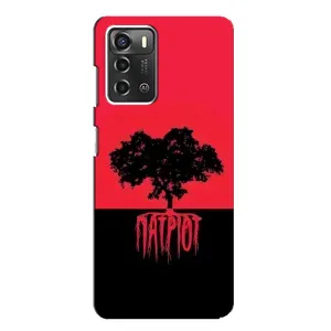 Чехлы УПА (Красно-Чёрный) на ZTE Blade A52 (УПА Патриот)