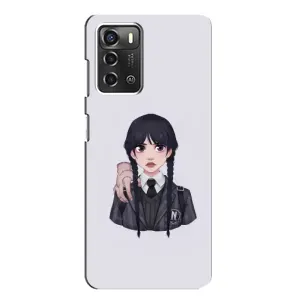 Чехлы с принтом Уэнсдей на ZTE Blade A52 (Вещь Венсдей)