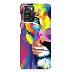 Чохол з картинкою на ZTE Blade A52 (Яскравий Лев)