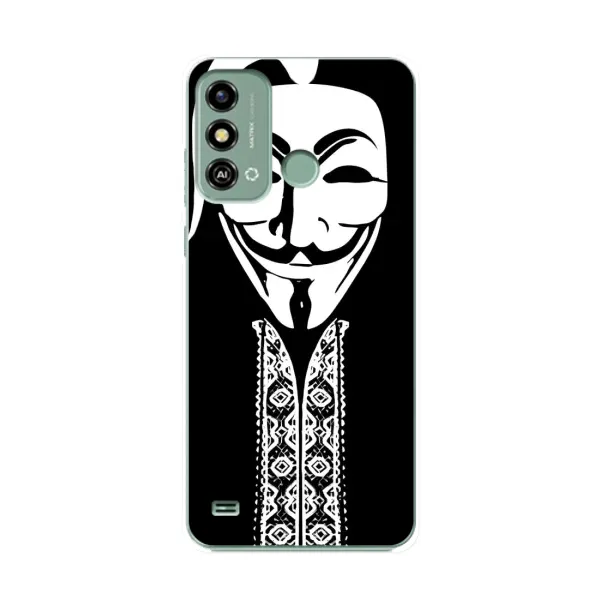 Чехол с рисунком «Анонимус» для ZTE Blade A53 Чехол с рисунком «Анонимус» для ZTE Blade A53
