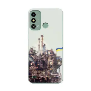 Чехлы на военную тематику для ZTE Blade A53 (Азовсталь)