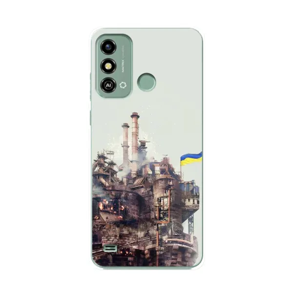 Чехол с рисунком «Азовсталь» для ZTE Blade A53 Чехол с рисунком «Азовсталь» для ZTE Blade A53
