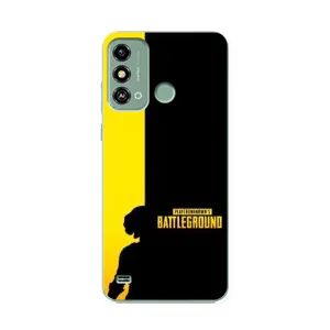 Чохол (TPU) з картинкою "Лого Пабг" на ЗТЕ Блейд А53 (Battlegrounds)
