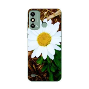 Чохол з ромашками на ZTE Blade A53 (Біла ромашка)