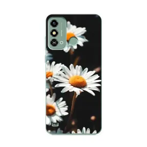 Чохол з ромашками на ZTE Blade A53 (Білі ромашки)