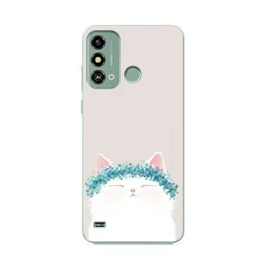 Чохол на тематику: Коти для ZTE Blade A53 (Білий котик)