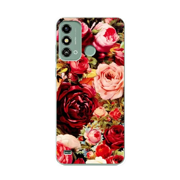 Чехол с рисунком «Букет цветов» для ZTE Blade A53 Чехол с рисунком «Букет цветов» для ZTE Blade A53