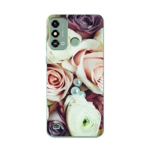 Чохли з принтом Троянд для ZTE Blade A53 (Букет Троянд)