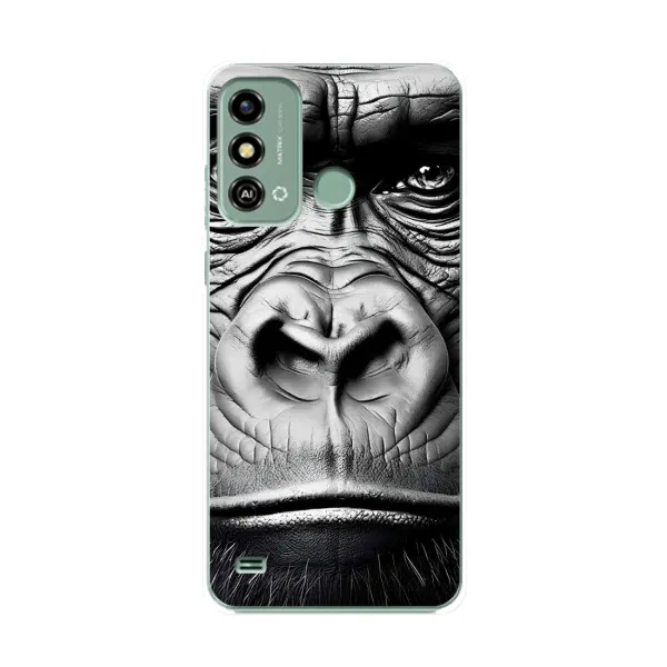 Чехол с рисунком «Черная обезьяна» для ZTE Blade A53 Чехол с рисунком «Черная обезьяна» для ZTE Blade A53