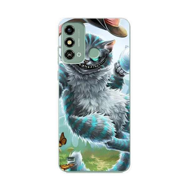Чехол с рисунком «Чеширский  КОТИК» для ZTE Blade A53