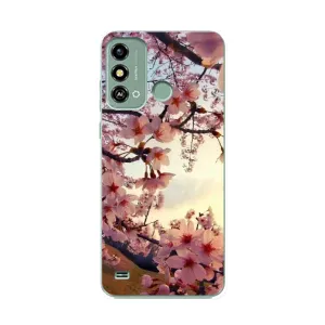 Чохол з картинкою Сакури на ZTE Blade A53 (Квітуча сакура)