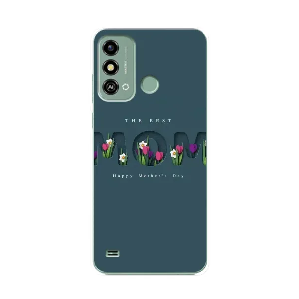 Чехол с рисунком «Ко дню мамы» для ZTE Blade A53 Чехол с рисунком «Ко дню мамы» для ZTE Blade A53