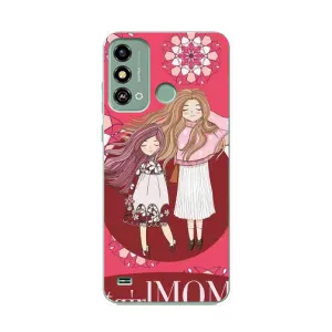 Чехлы для МАМЫ на ZTE Blade A53 (Дочь и мама)