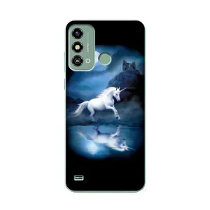 Чехол Unicorn на ZTE Blade A53 (Единорог)