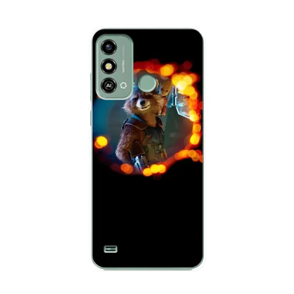 Чехол с рисунком «Енот Ракета» для ZTE Blade A53